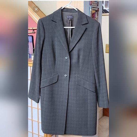 Classiques Entier olive wool duster size 10 - Picture 14 of 15